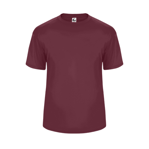 Badger Sport C2 Performance Yth Tee (520000-000403), Color 'Cardinal'